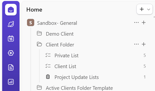 Client Folder