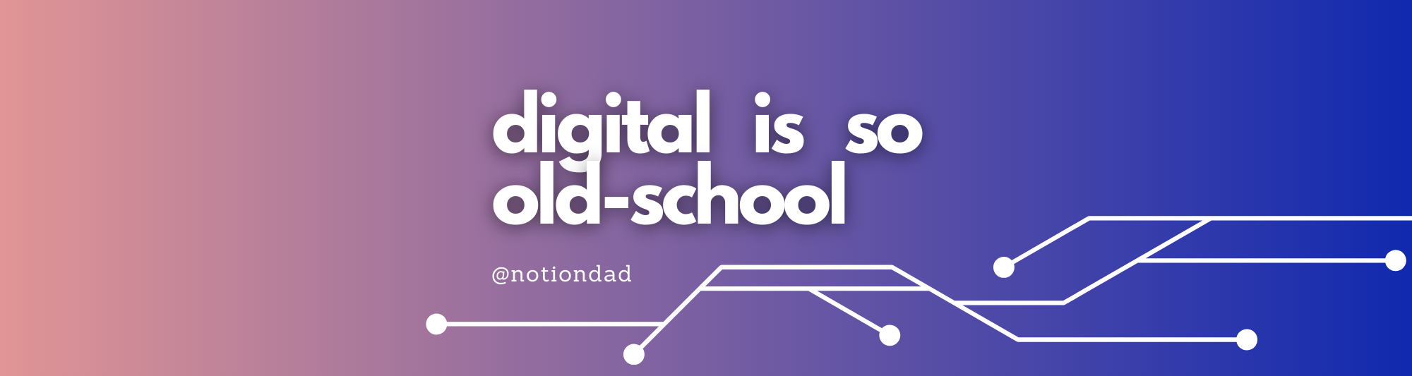 Embracing Analogue in a Digital World
